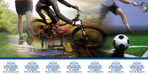 Pancarta del Ayuntamiento de Linares para el Bice Rike